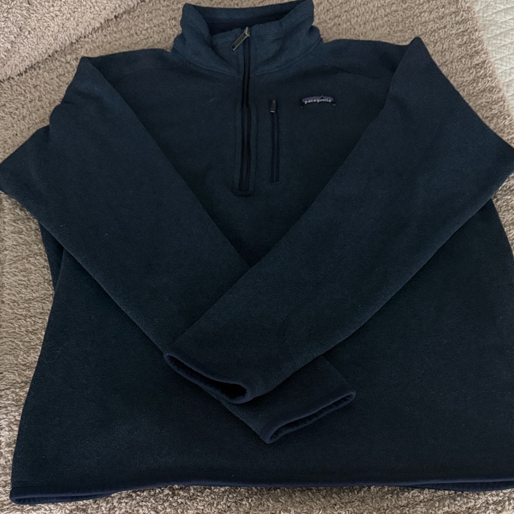 Patagonia Dark Blue Quarter Zip Pullover